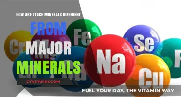 Unveiling the Unique Roles: Trace Minerals vs. Major Minerals