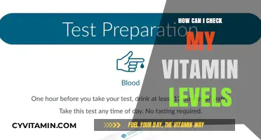 Decoding Your Health: A Guide to Checking Vitamin Levels