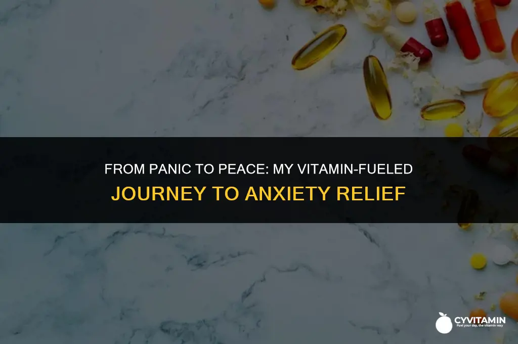 how i cured my anxiety with a vitamin