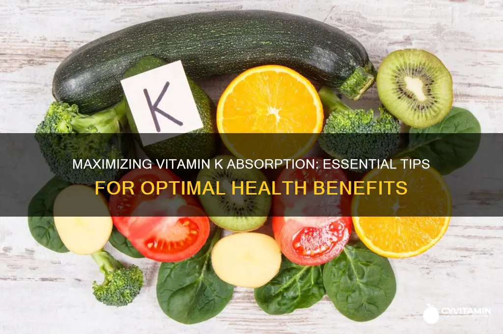 how is vitamin k best absorbed