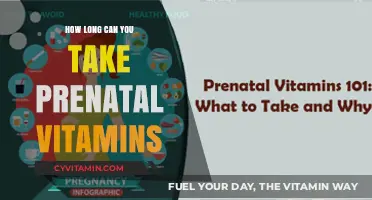 Maximizing Prenatal Health: The Optimal Duration for Vitamin Intake