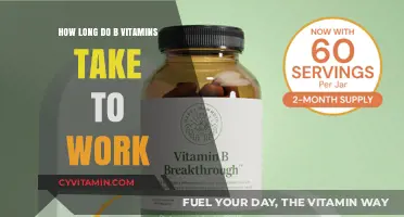 Unlocking the Power of B Vitamins: A Timeline to Optimal Health