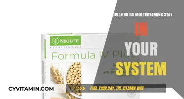 Exploring the Duration of Multivitamins in Your Body