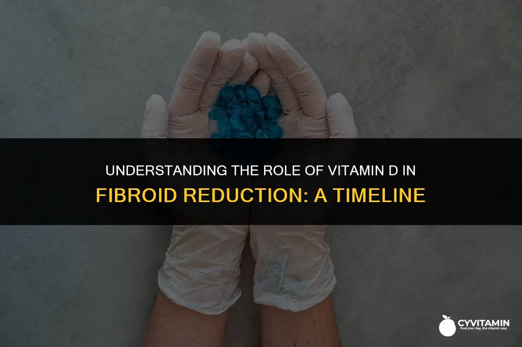 how long does it take vitamin d to shrink fibroids