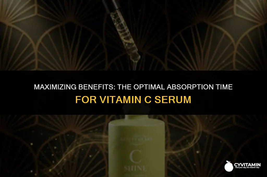 how long does vitamin c serum take to absorb
