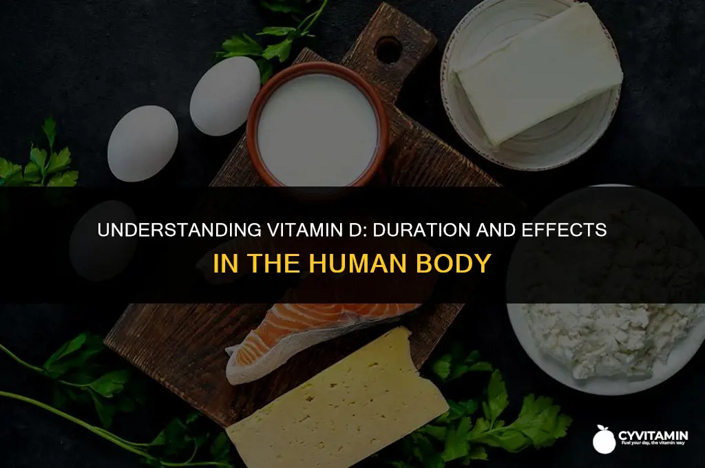 how long does vitamin d stay in body