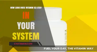 Understanding Vitamin D3's Duration in Your Body