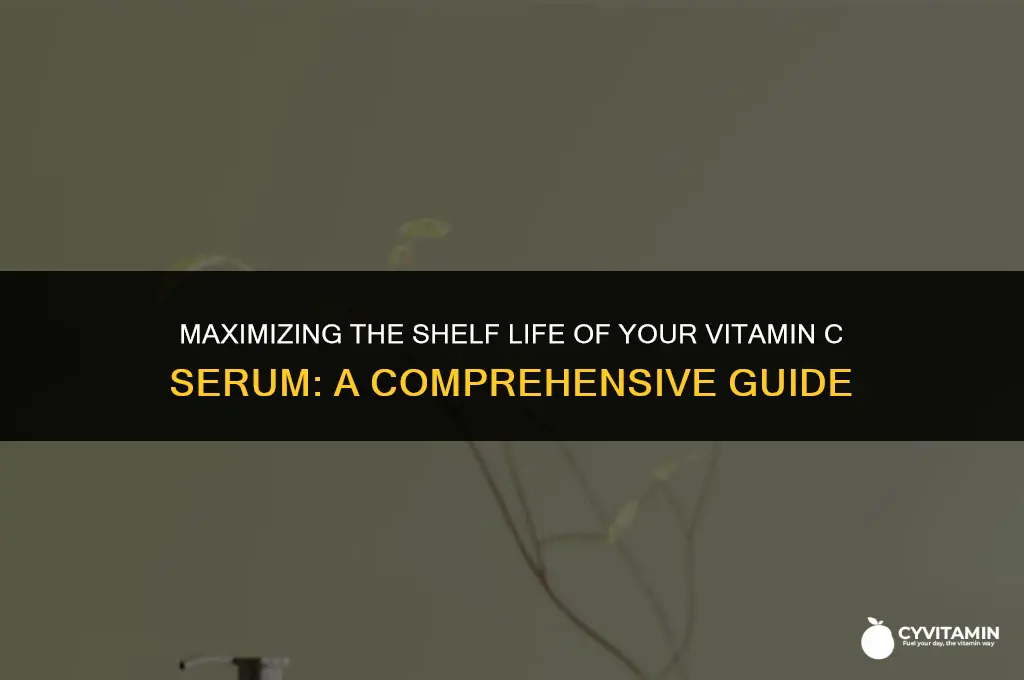 how long is vitamin c serum good for