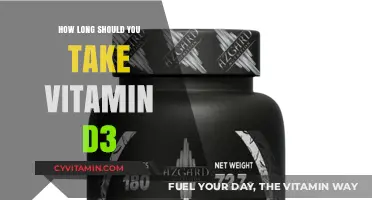 Optimizing Vitamin D3 Intake: A Guide to Duration and Dosage