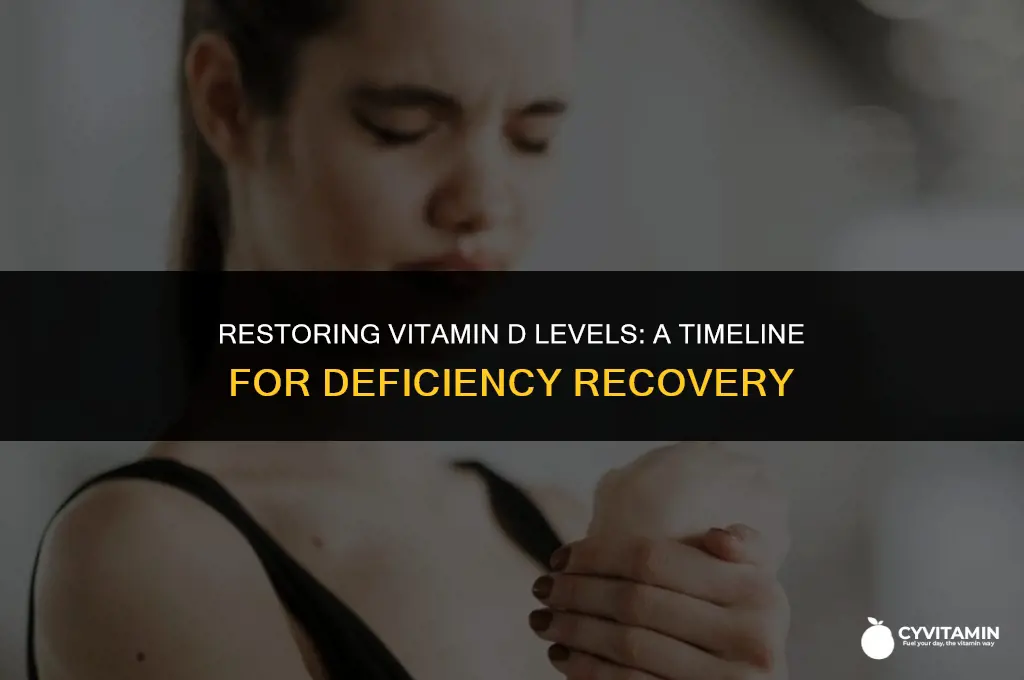 how long to fix vitamin d deficiency