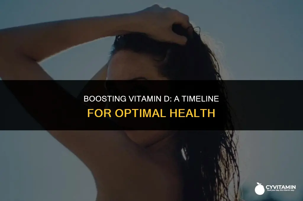 how long to get vitamin d levels up