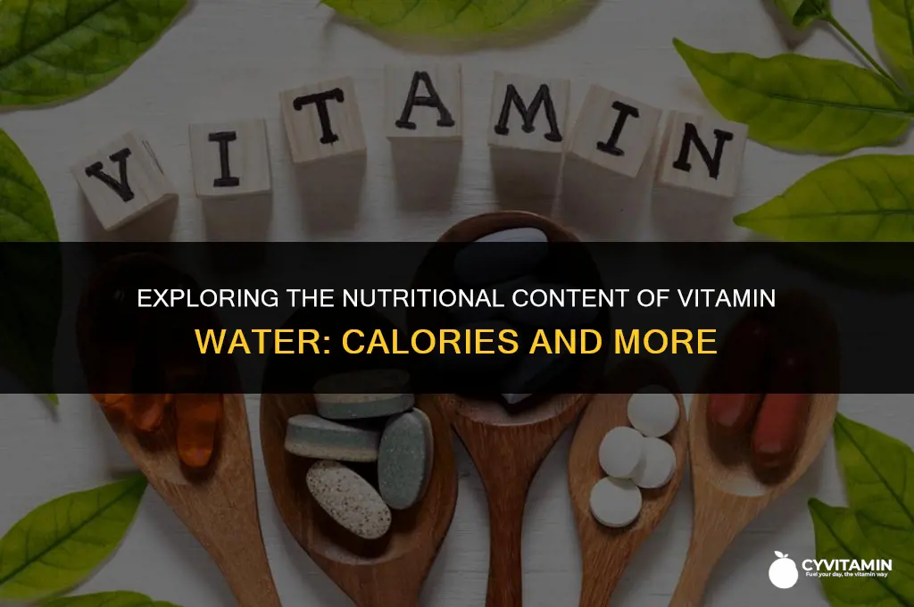 how many calories in a vitamin water