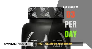Boosting Health: The Optimal Daily Intake of Vitamin D3