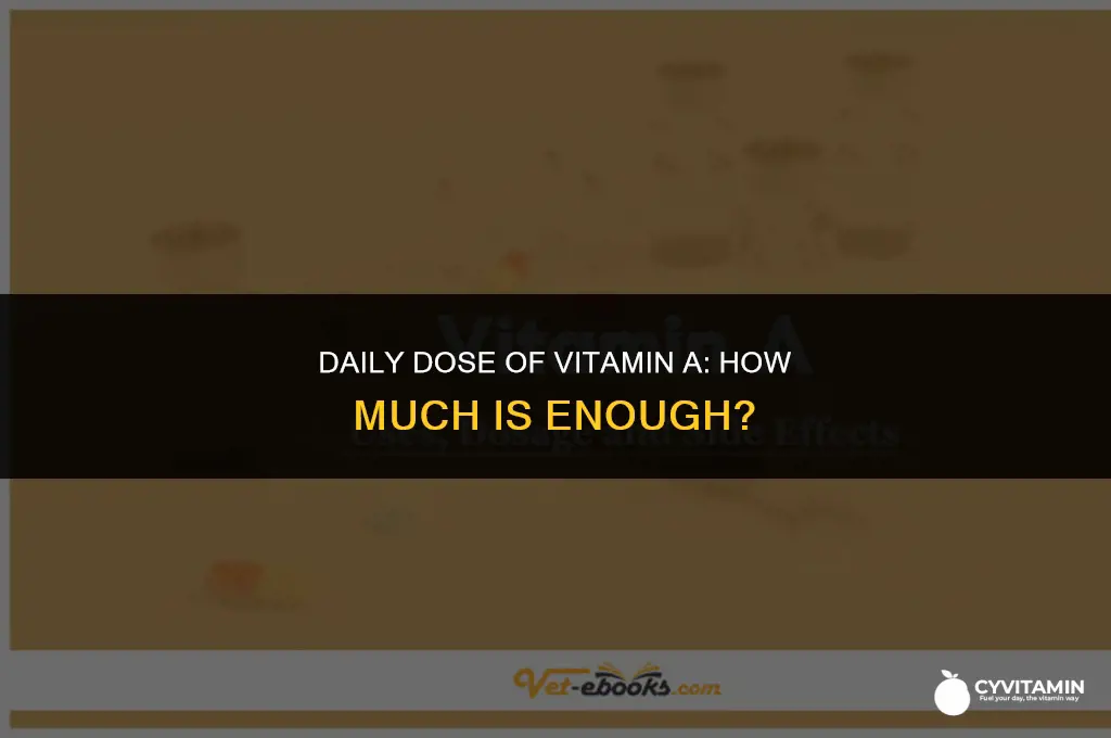 how many iu of vitamin a per day