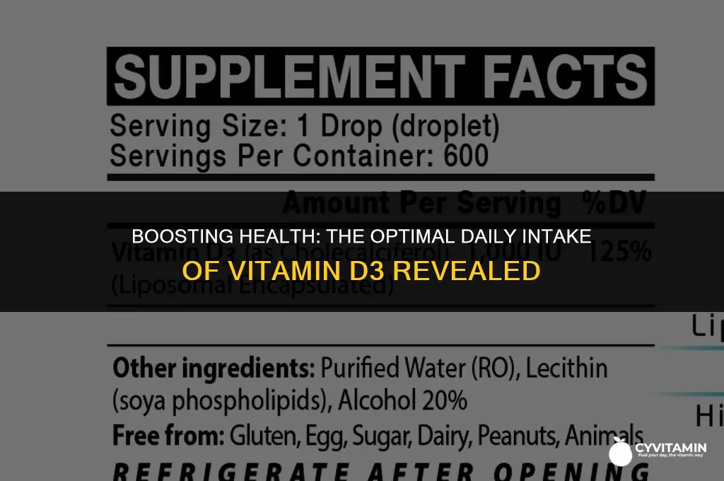 how many iu of vitamin d3 a day