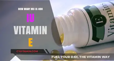 Decoding Vitamin E Dosage: How Many MG is 400 IU?