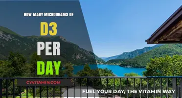 Daily D3 Dosage: Unveiling the Optimal Microgram Intake for Health