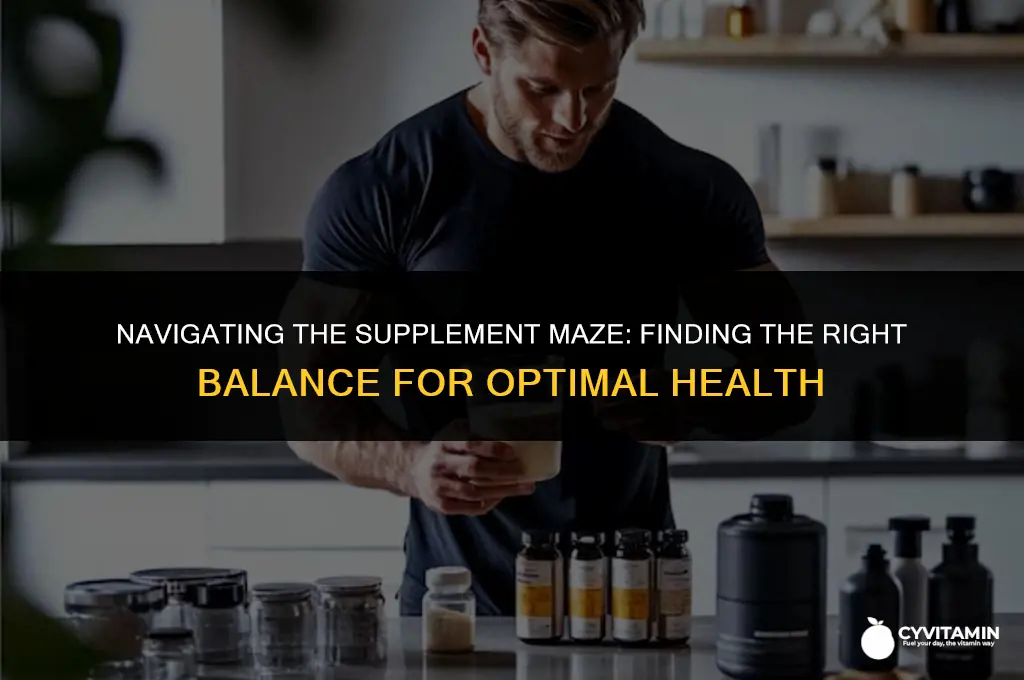how many supplements is too many