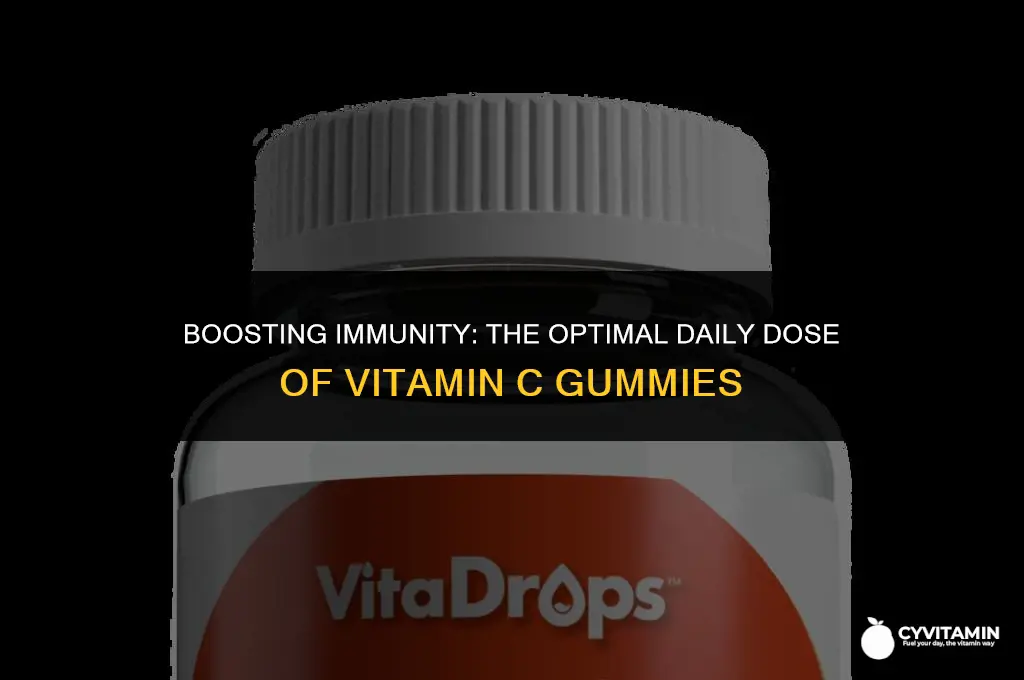 how many vitamin c gummies per day