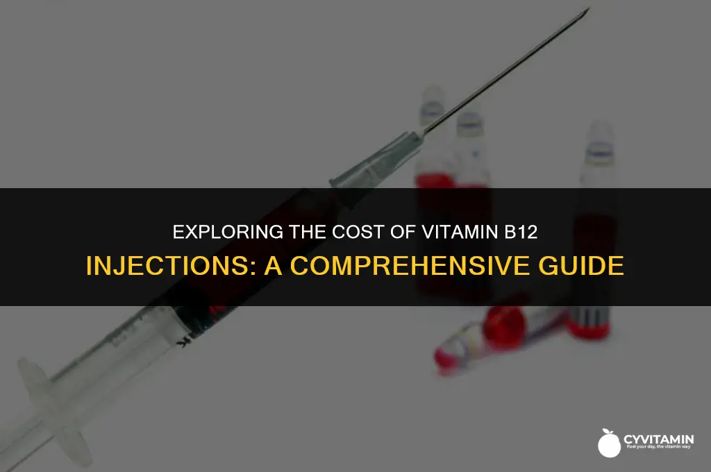 how much are vitamin b12 injections