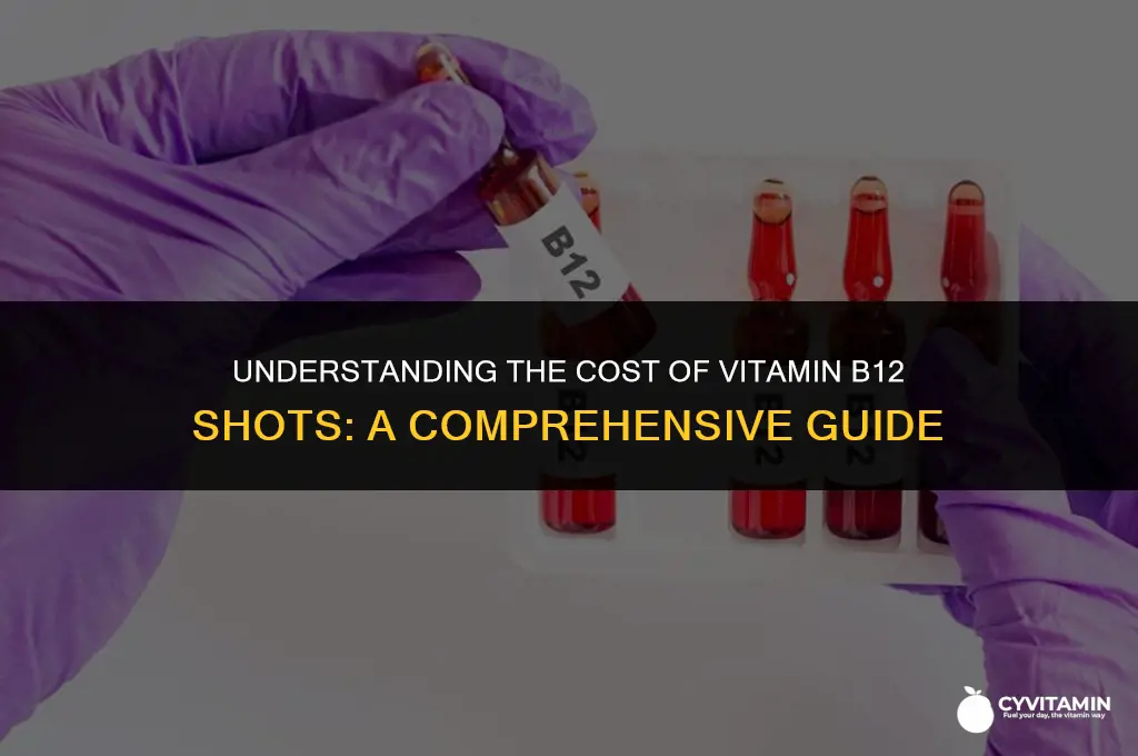 how much does a vitamin b12 shot cost