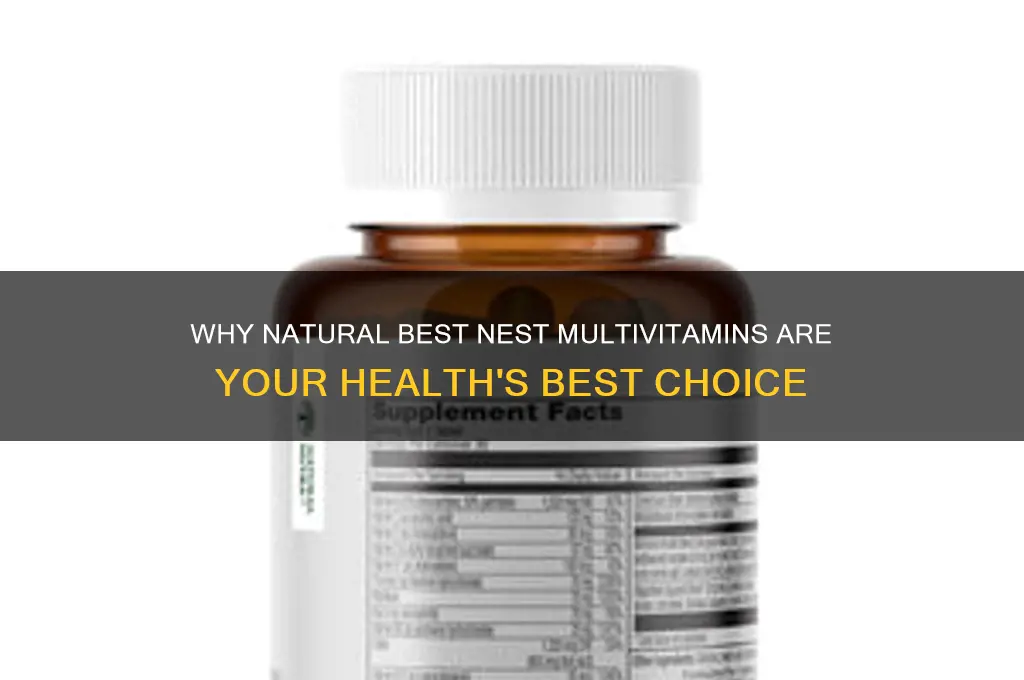 how natural is best nest multi vitamins