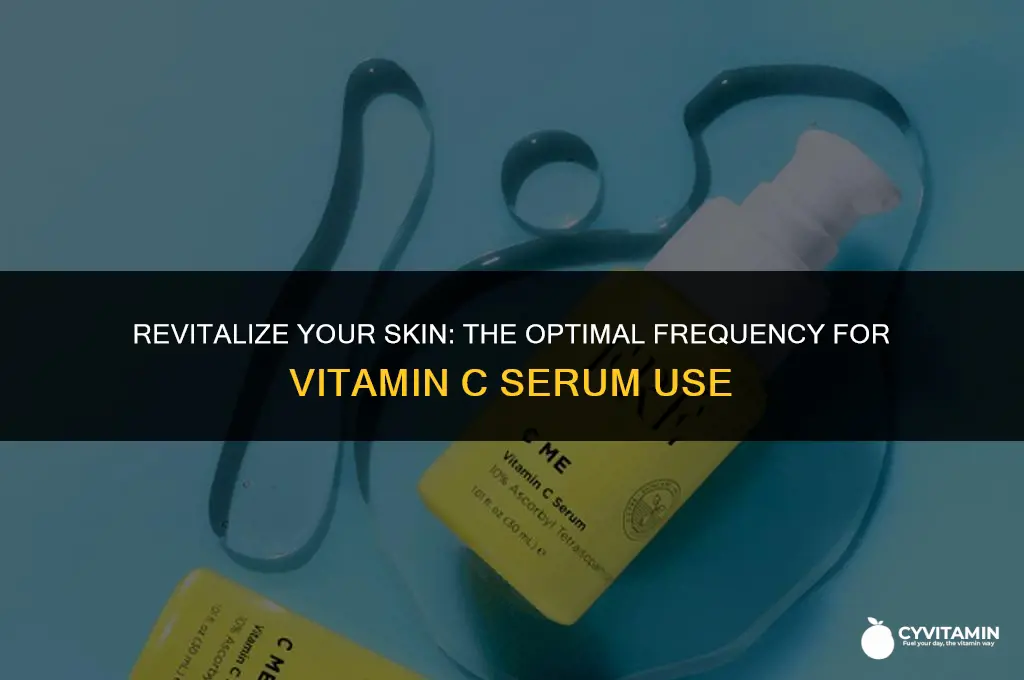 how often should i use vitamin c serum