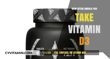Boosting Health: The Optimal Frequency for Vitamin D3 Intake