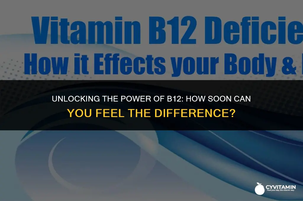 how quickly does b12 vitamin work