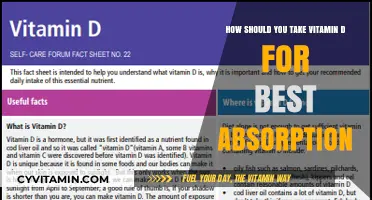 Maximize Vitamin D Absorption: Timing, Dosage, and Best Practices