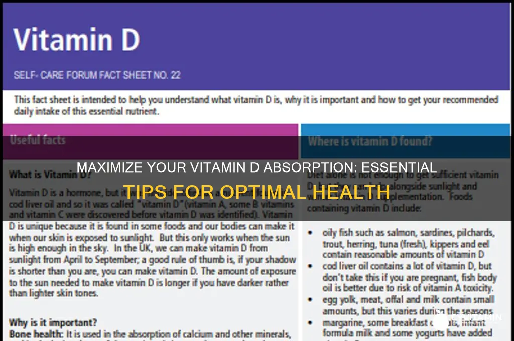 how to best absorb vitamin d