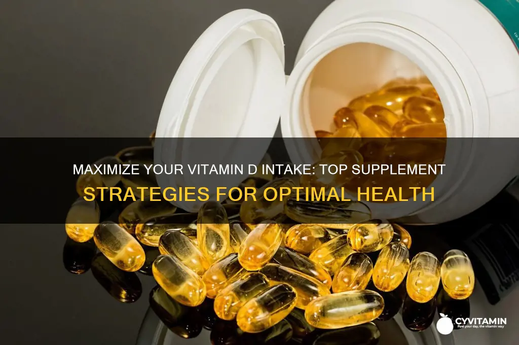 how to best supplement vitamin d