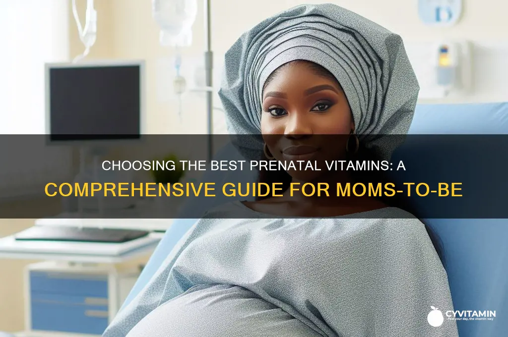 how to choose best prenatal vitamins