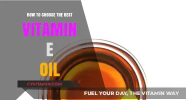 Selecting the Perfect Vitamin E Oil: A Comprehensive Guide