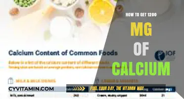Boosting Calcium Intake: A Guide to Reaching 1200 mg Daily