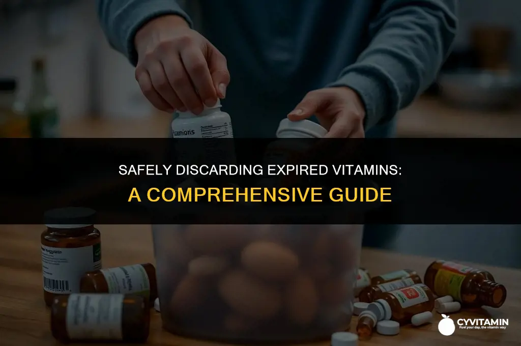 how to get rid of expired vitamins