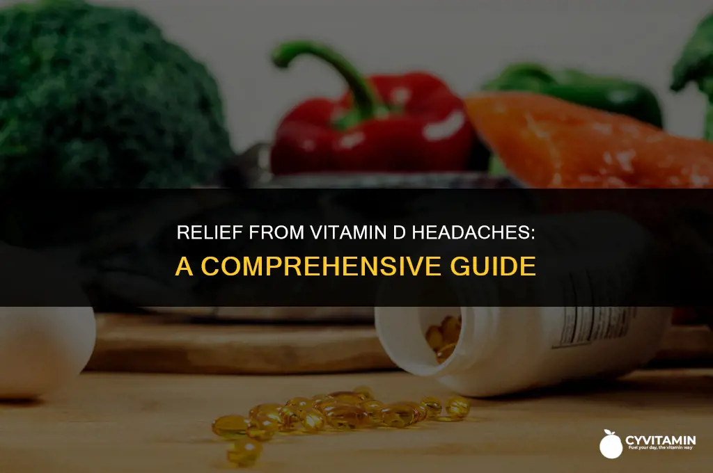 how to get rid of vitamin d headache
