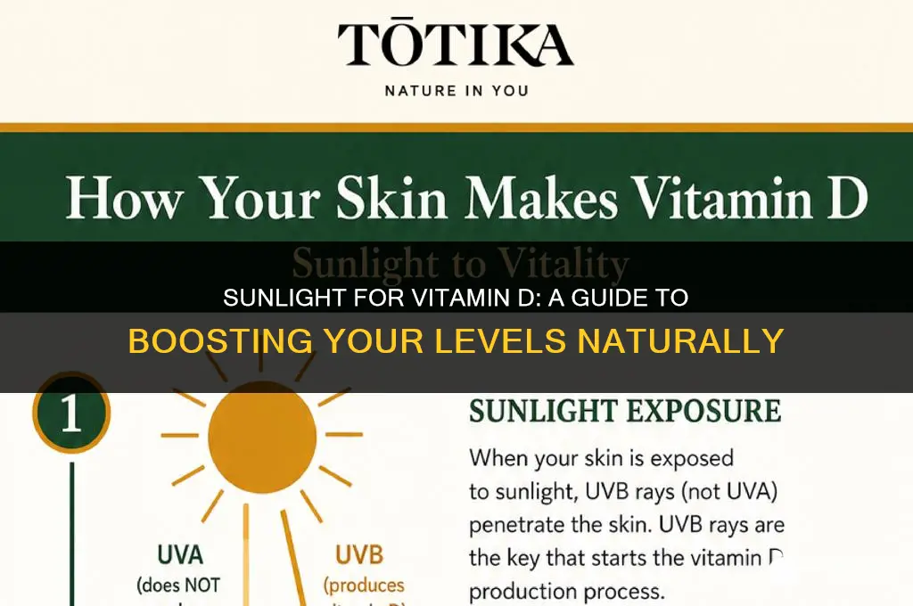 how to get sunlight for vitamin d