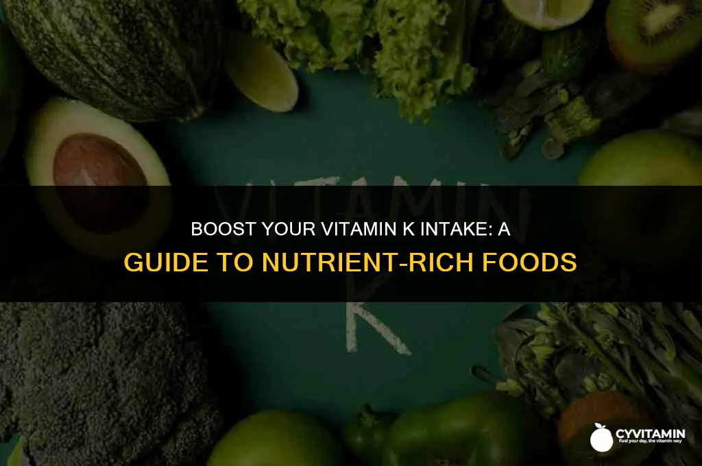 how to get vitamin k from food