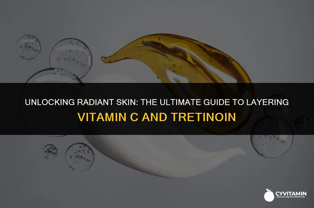 how to layer vitamin c and tretinoin