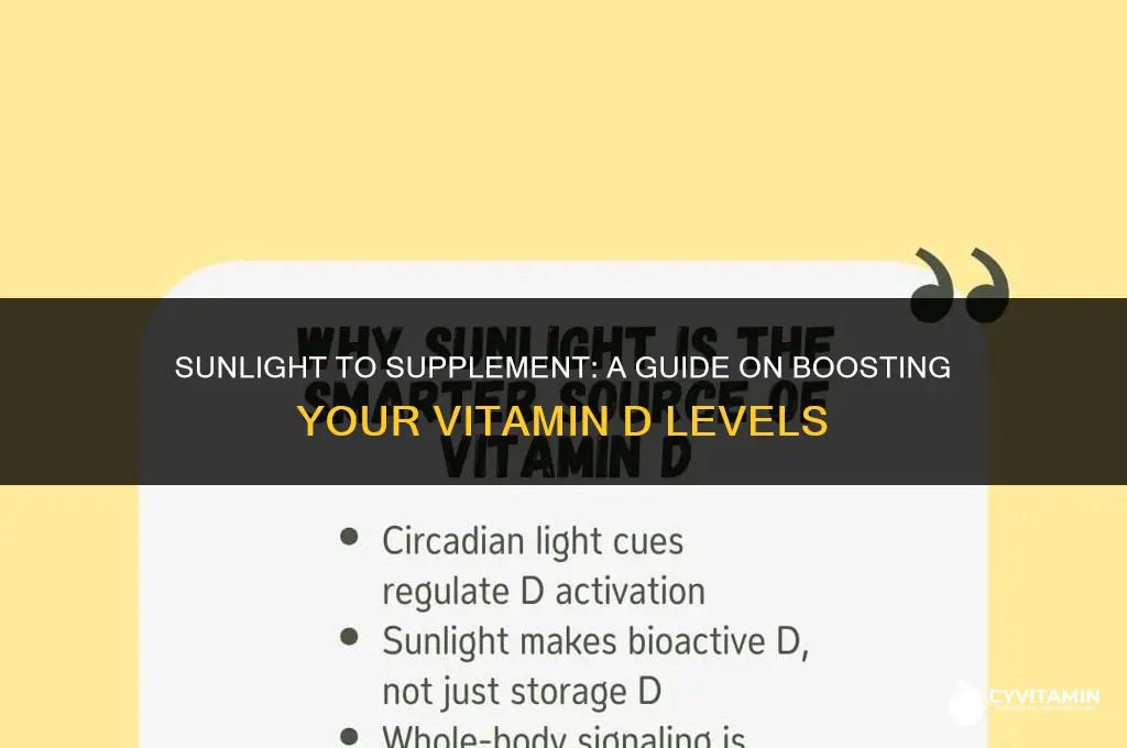 how to make vitamin d