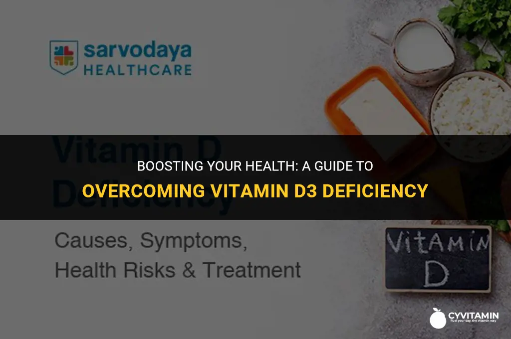 how to overcome vitamin d 3 deficiency