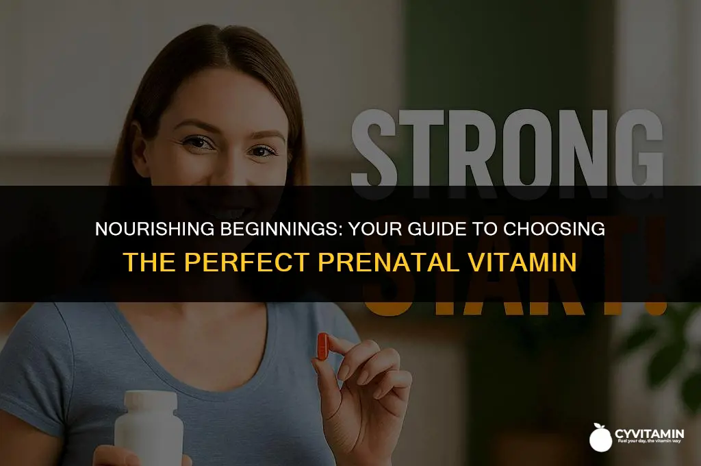 how to pick a prenatal vitamin