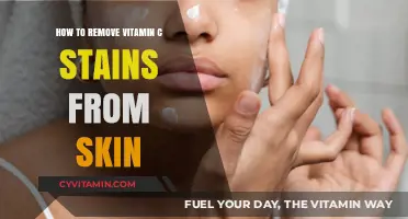 Effective Ways to Remove Vitamin C Stains from Your Skin