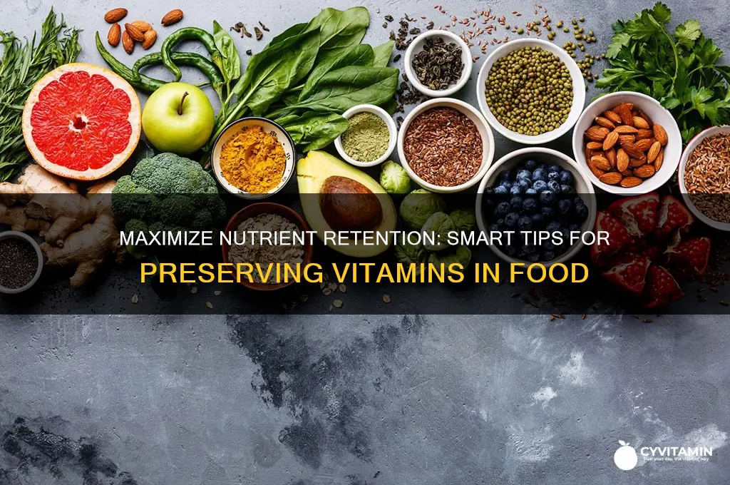 how to retain vitamins best