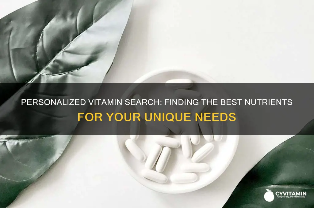 how to search best vitamins per person