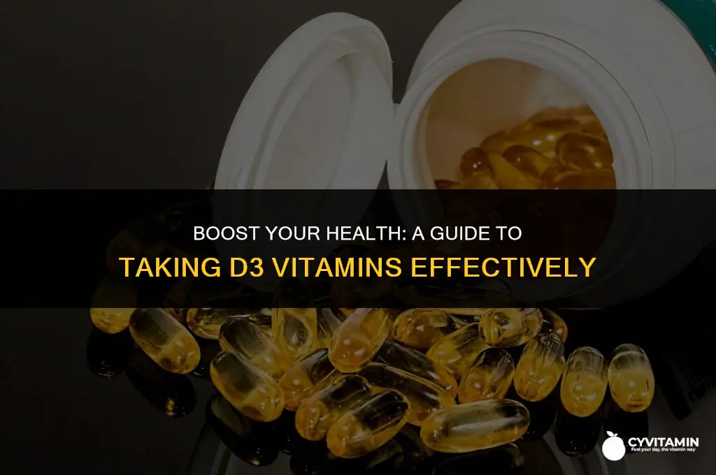 how to take d3 vitamins