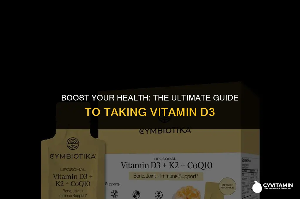 how to take vit d3