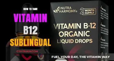 Unlocking the Benefits: A Guide to Sublingual Vitamin B12