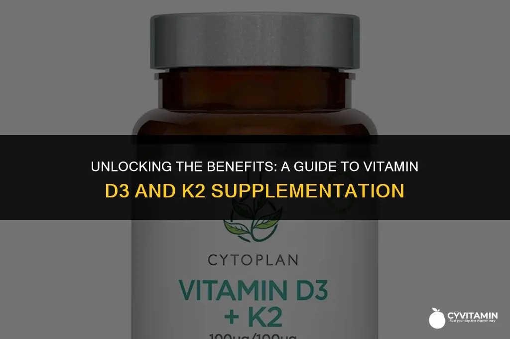 how to take vitamin d3 and k2